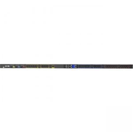 Virtual Outlet Strip, Metered, Rack Mounted, (30) C13, (6) C19, (1) 5-20R, L21-30P, 10 ft., Black VI2993823